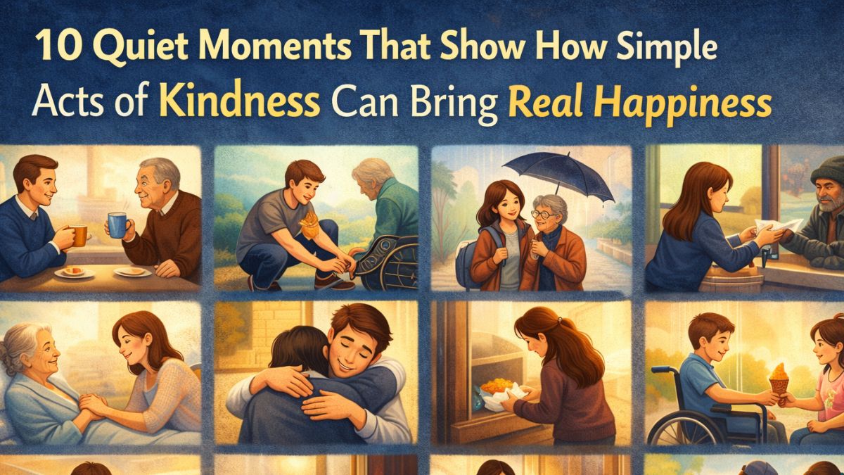 10 Quiet Moments That Show How Simple Acts of Kindness Can Bring Real Happiness