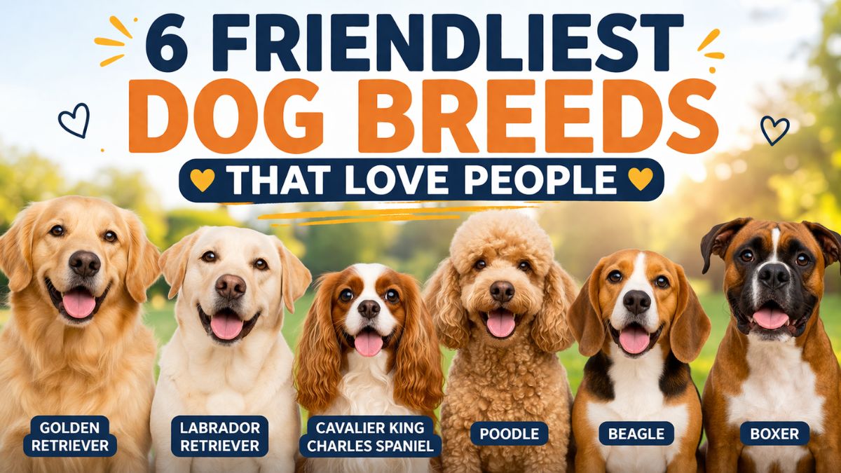 6 friendliest dog breeds that love people