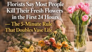 Florists Say Most People Kill Their Fresh Flowers in the First 24 Hours — The 5-Minute Rule That Doubles Vase Life