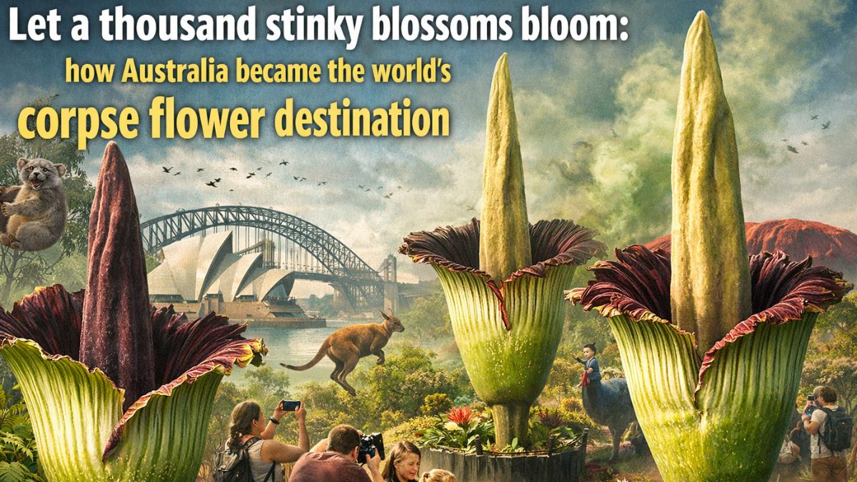 Let a thousand stinky blossoms bloom: how Australia became the world’s corpse flower destination